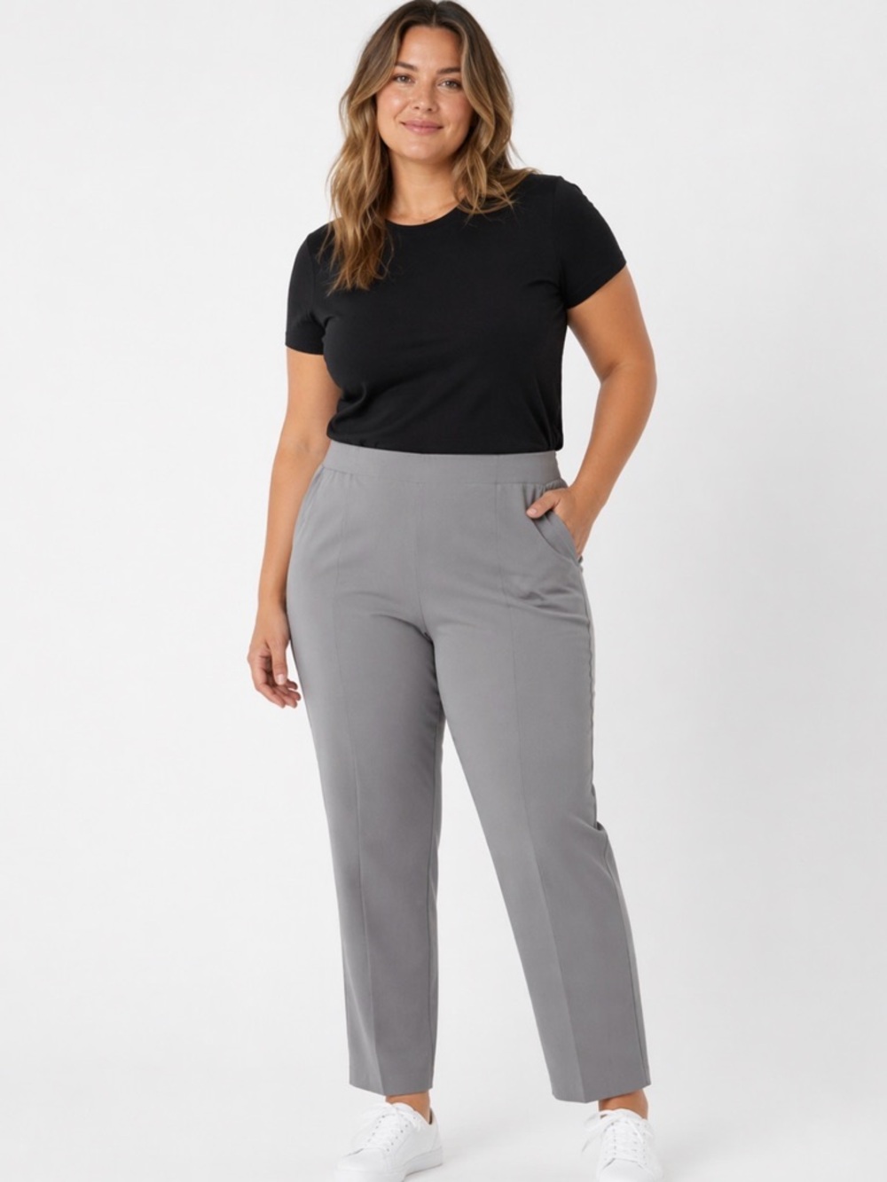 Columbia PFG light gray pants, women’s size large. Excellent condition.